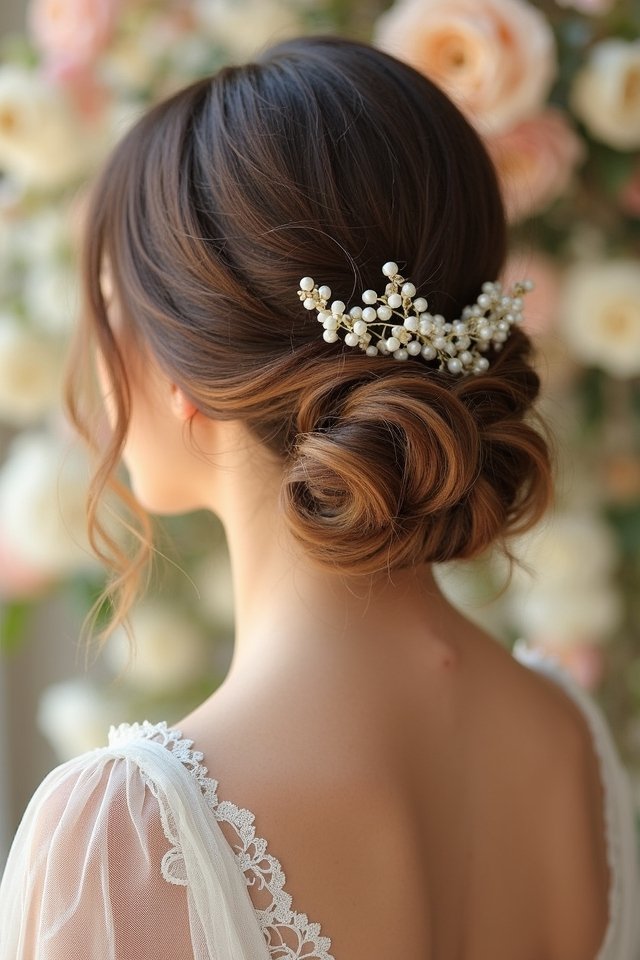 timeless vintage chignon elegance