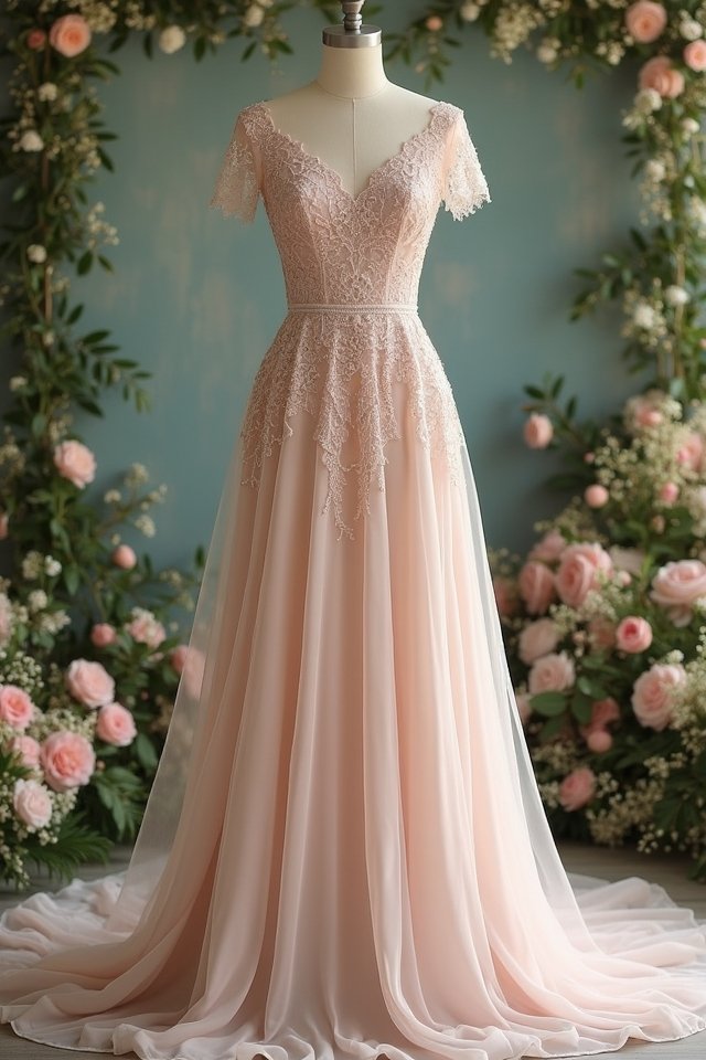 timeless vintage elegance gown