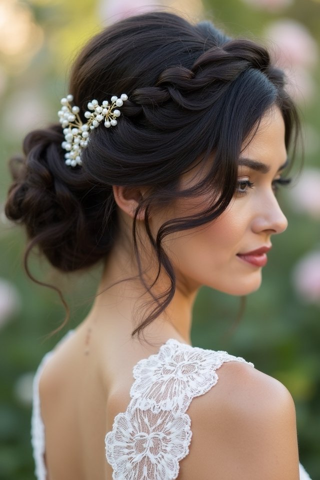 timeless vintage updo elegance