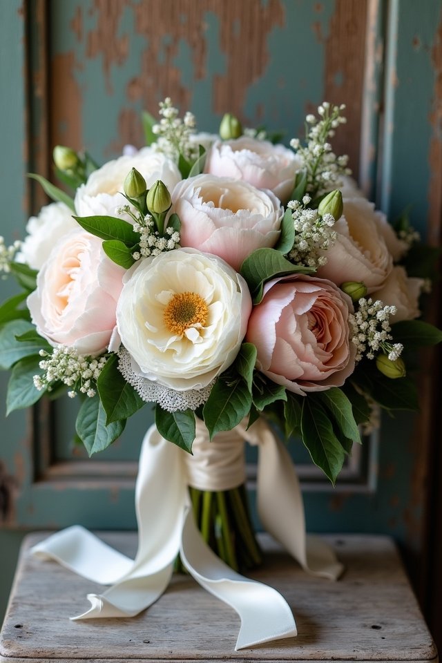 timeless vintage wedding bouquet