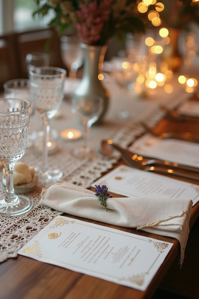 timeless vintage wedding invitations