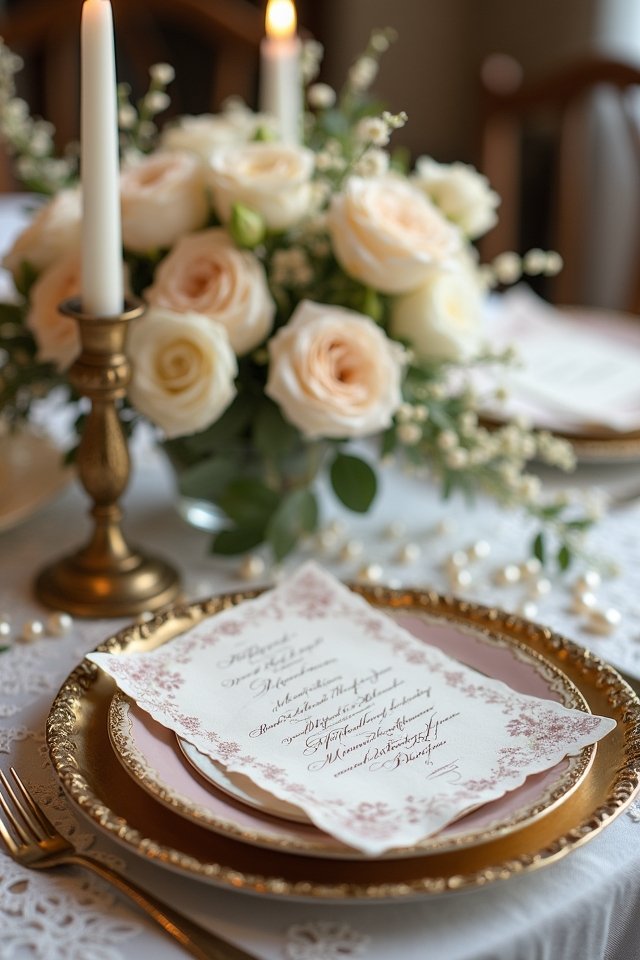 timeless vintage wedding invitations