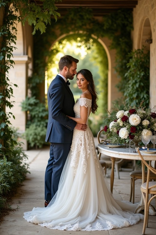 timeless wedding attire elegance