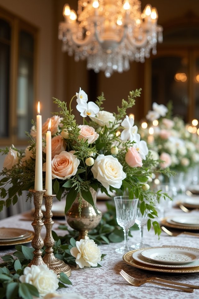 timeless wedding floral elegance