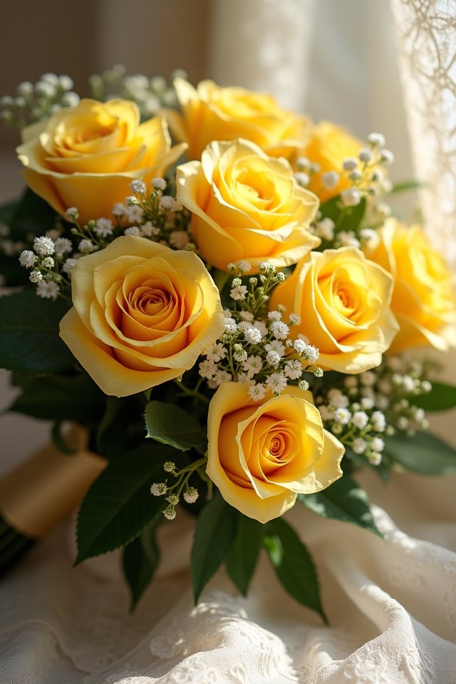 timeless yellow rose elegance