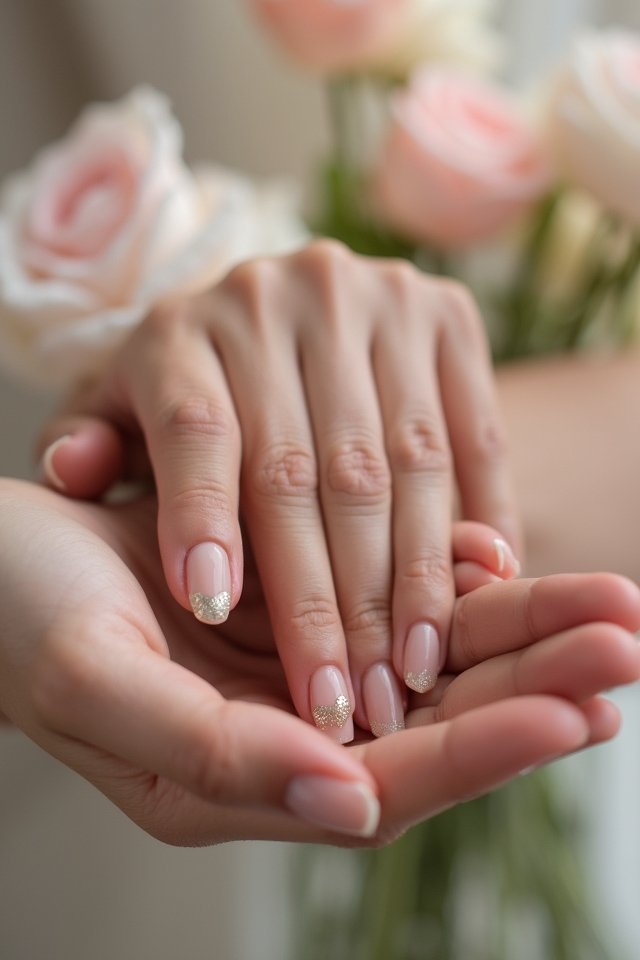 tiny heart nail designs