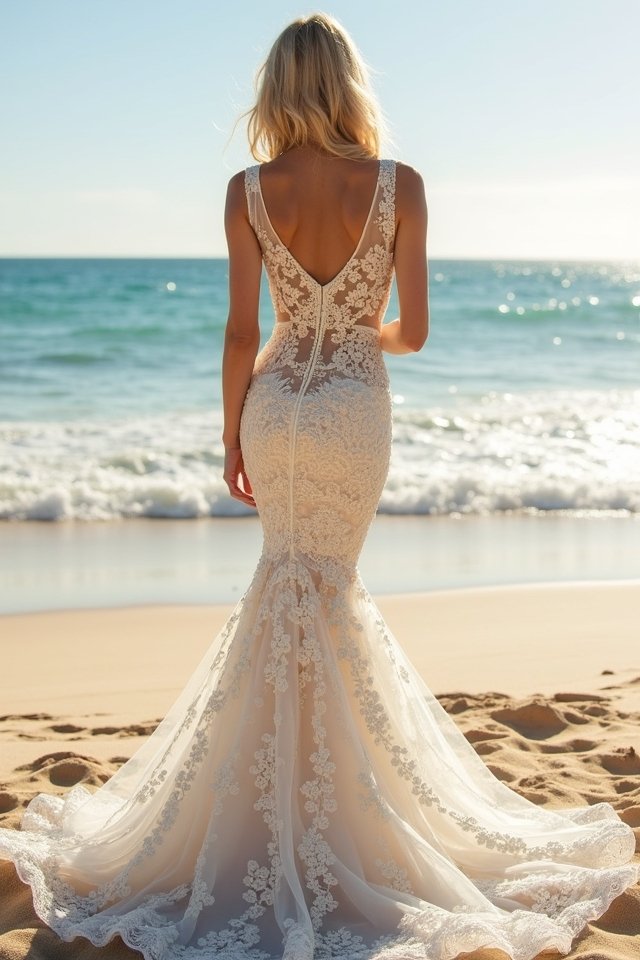 transformative mermaid wedding dress