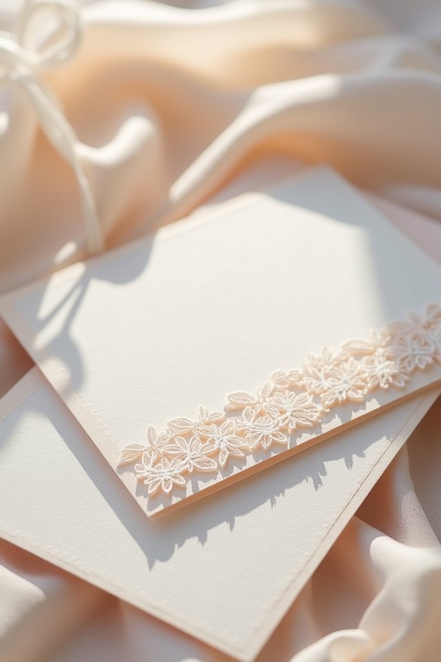 transparent layered wedding invitations
