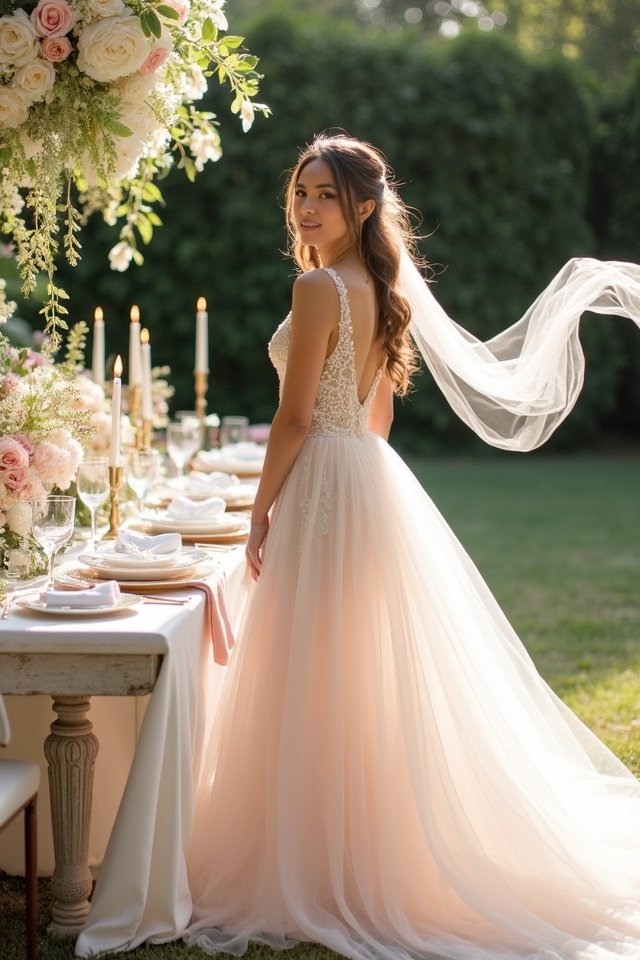 trendy bridal styles blend tradition