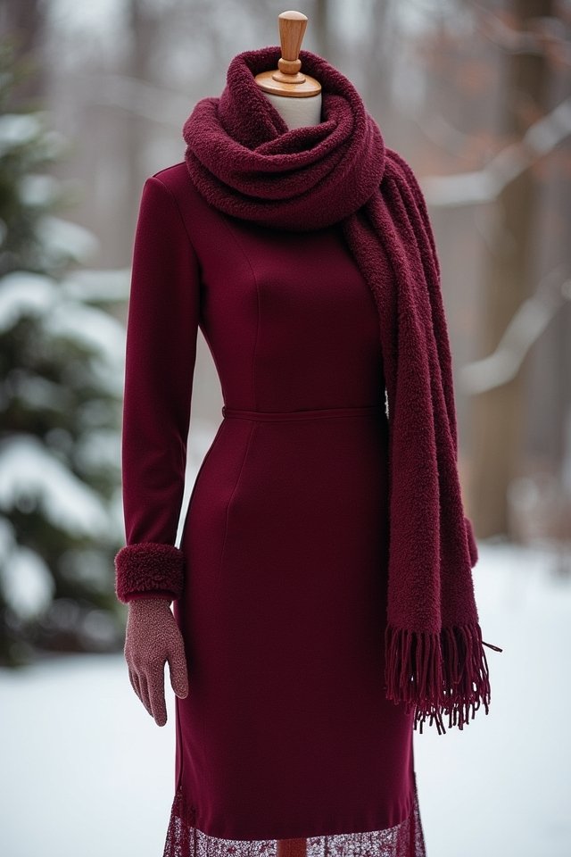 turtleneck midi dress versatility