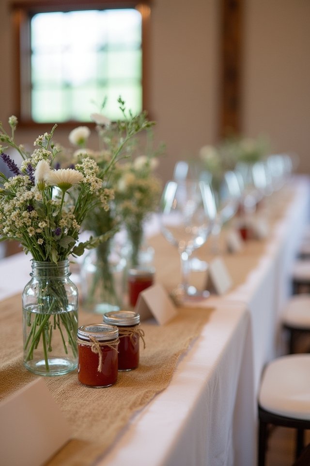 twine wrapped wedding favors ideas