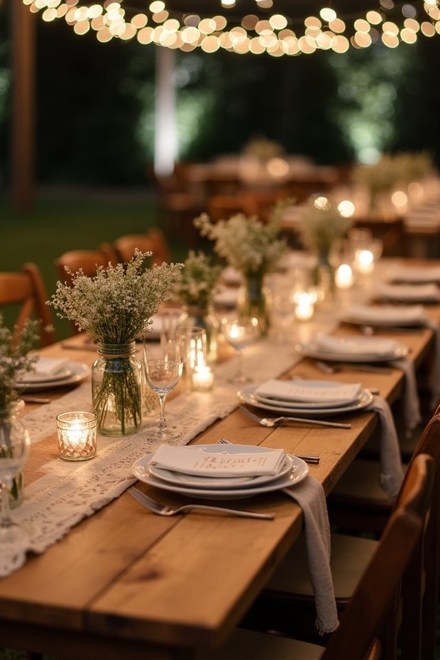 twinkle lights wedding accents