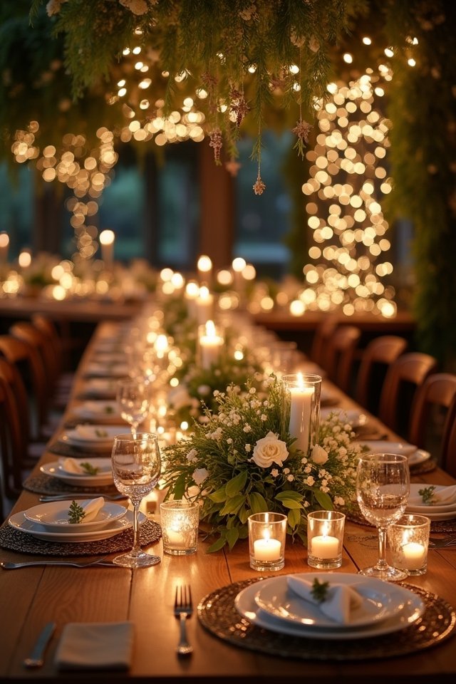 twinkling fairy light decor