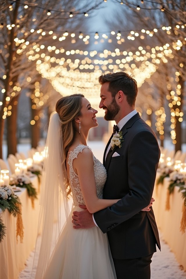 twinkling lights create magic