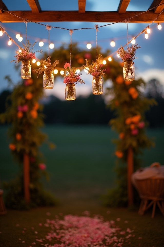 twinkling romantic string lights