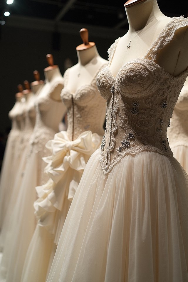unconventional wedding dress accents