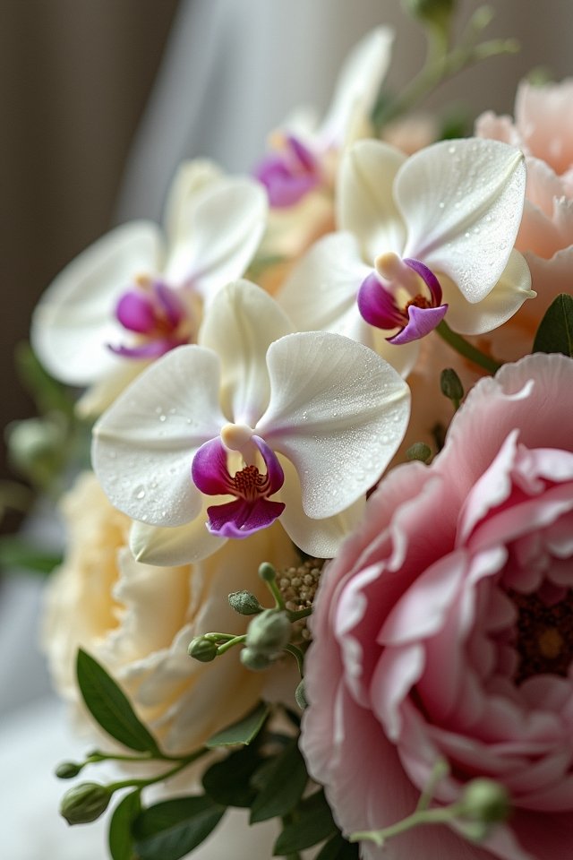 unforgettable orchid and peony