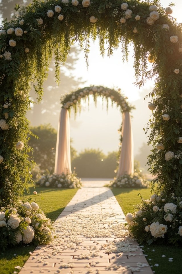 unforgettable wedding ceremony backdrop
