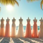 unique beach wedding gowns