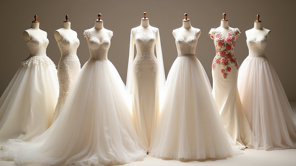unique corset wedding gowns