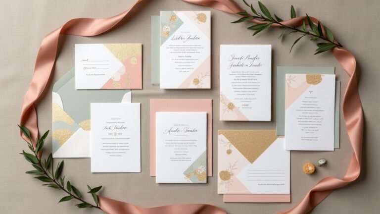 unique elegant wedding invitations
