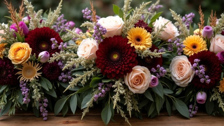 unique fall wedding bouquets