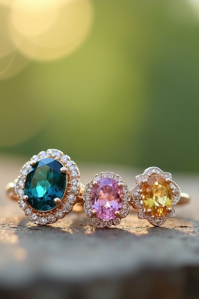 unique gemstone ring alternatives