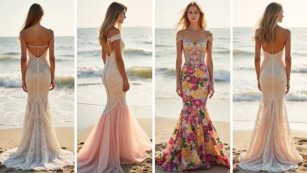 unique mermaid wedding dresses