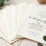 unique minimalist wedding invitations