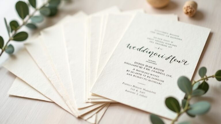 unique minimalist wedding invitations