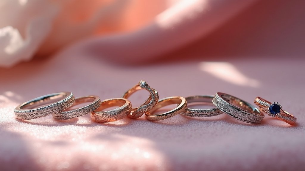 unique modern marriage rings