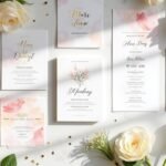 unique modern wedding invitations