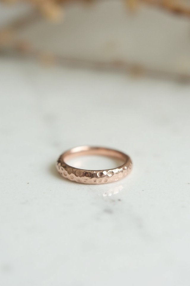 unique organic hammered beauty