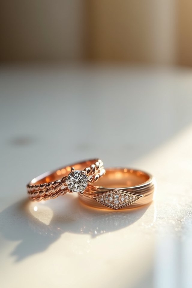 unique personalized wedding rings