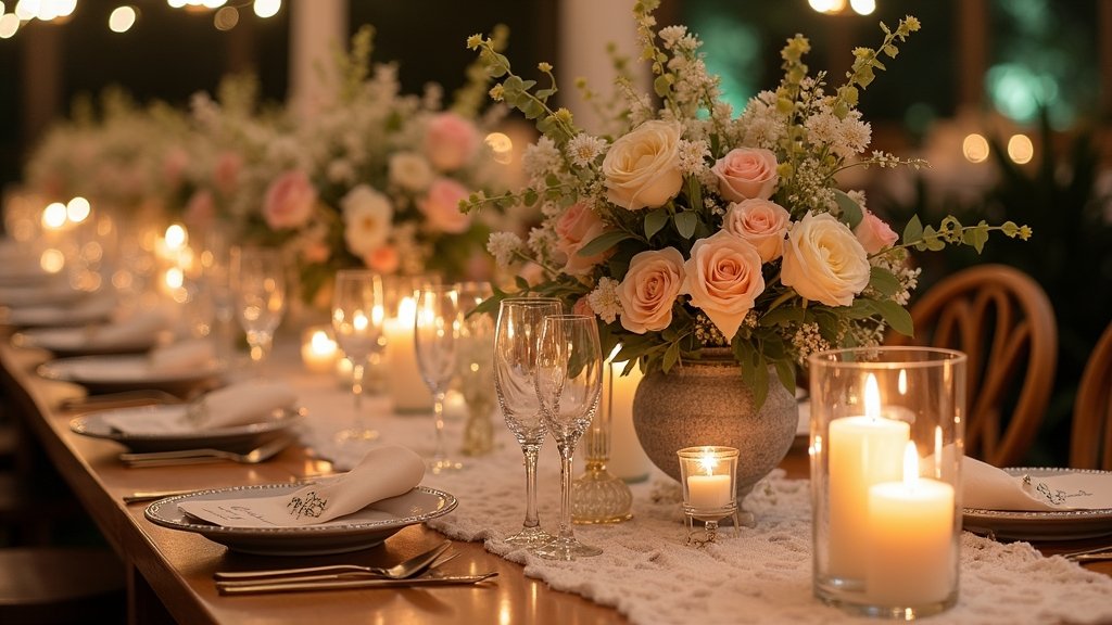 unique reception table decor