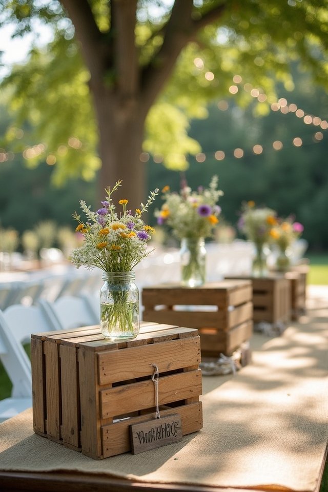 unique rustic wedding decor
