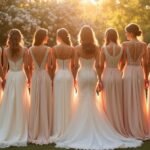 unique satin wedding dresses