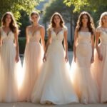 unique silhouette wedding dresses