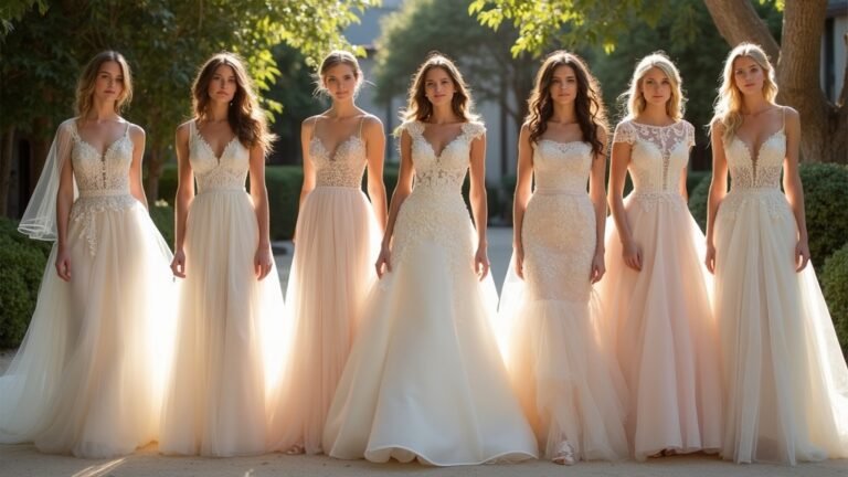 unique silhouette wedding dresses