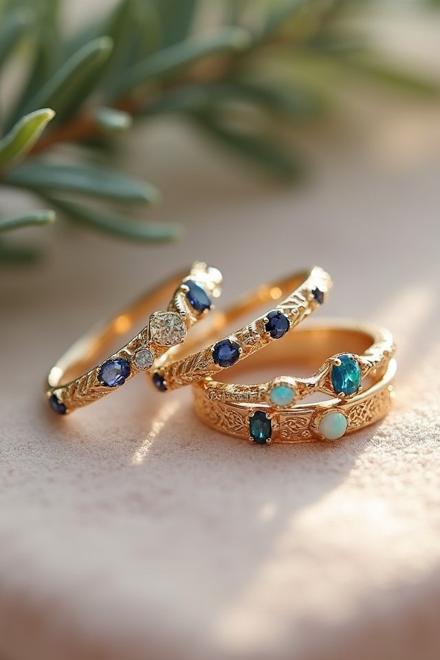 unique stackable ring styles