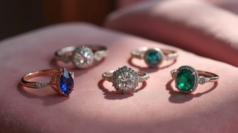 unique stylish engagement rings