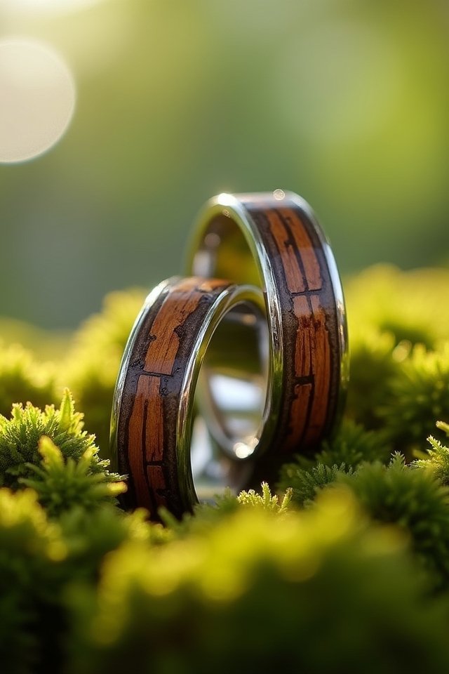 unique sustainable wood rings