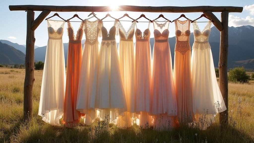 unique timeless western gowns