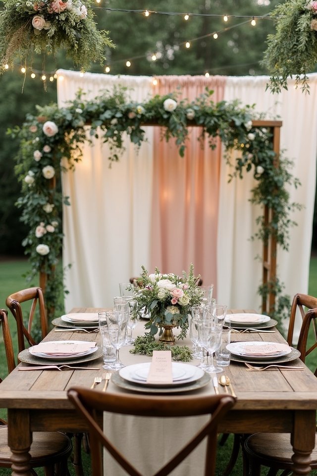 unique wedding backdrop ideas