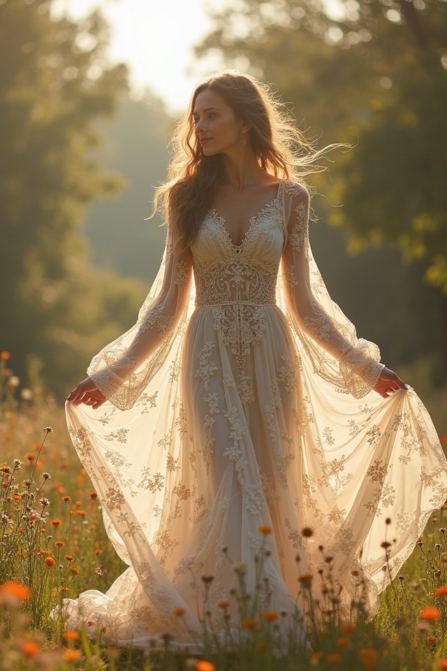 unique wedding dress patterns