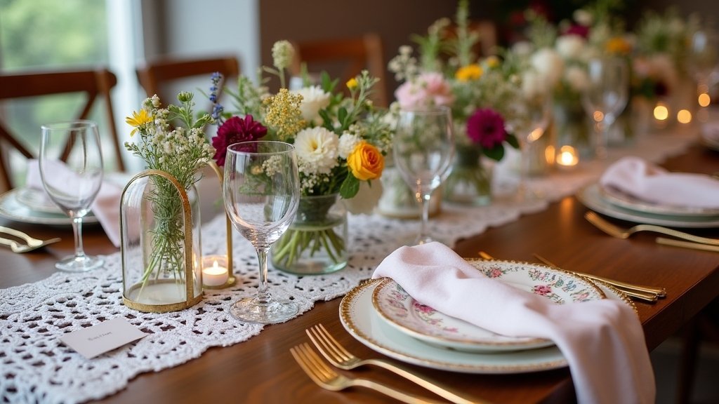 unique wedding table decor