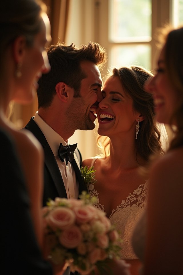 unscripted joyful wedding moments