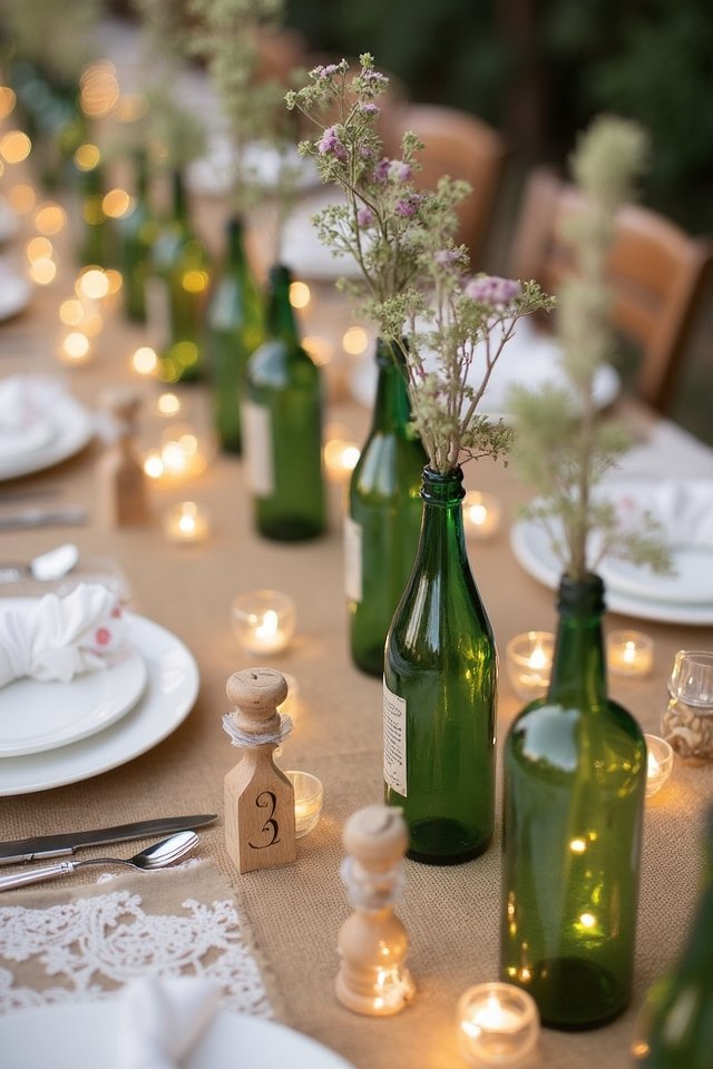 upcycled bottle vase ideas