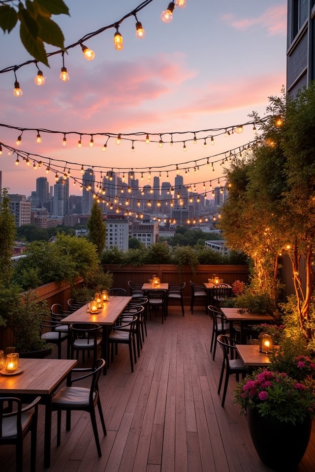 urban rooftop wedding elegance