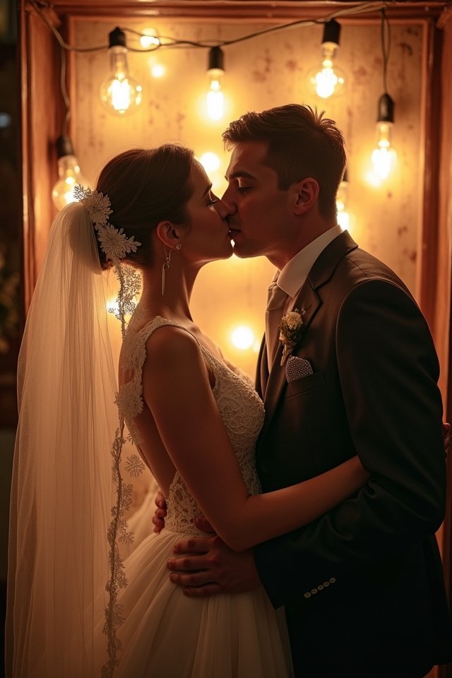 veil cloaked romantic intimacy